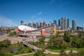 Scotiabank Saddledome in Calgary, Alberta Royalty Free Stock Photo