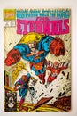 Covers of vintage Marvel The Eternals comic