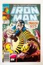 Covers of vintage Marvel Iron Man comic