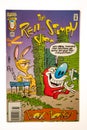 Covers of vintage Marvel Ren and Stimpy comics