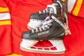 Calgary Flames NHL team and Bauer skates