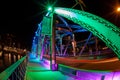 Calgary Landmark: Langevin Bridge Royalty Free Stock Photo