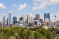Calgary - panorama of city Royalty Free Stock Photo