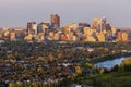 Calgary - panorama of city Royalty Free Stock Photo