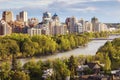 Calgary - panorama of city Royalty Free Stock Photo