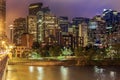 Calgary - panorama of city Royalty Free Stock Photo