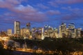 Calgary - panorama of city Royalty Free Stock Photo