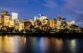 Calgary skyline and Bow River