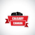 Calgary skyline - Canada - vector illustration