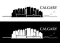Calgary skyline - Canada - vector illustration
