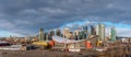 Calgary skyline with Saddledome