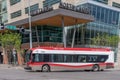 Calgary transit bus in Calgary, Alberta