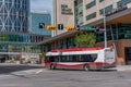 Calgary transit bus in Calgary, Alberta