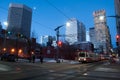 Calgary transit C-train Royalty Free Stock Photo