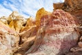 Colorful Geological Rock Formations in Calhan, Colorado Royalty Free Stock Photo