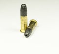 .22 caliber Long rifle Rimfire Royalty Free Stock Photo