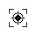 Calibrate icon vector