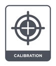 calibration icon in trendy design style. calibration icon isolated on white background. calibration vector icon simple and modern
