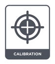 calibration icon in trendy design style. calibration icon isolated on white background. calibration vector icon simple and modern Royalty Free Stock Photo