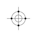 Calibration vector icon. metrology illustration sign. calibrate symbol.