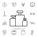 calibration weights icon. Measuring Instruments icons universal set for web and mobile