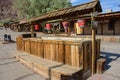 Calico, California, USA - July 1, 2015: Old fire pit in the ghost town of Calico Royalty Free Stock Photo