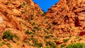 Calico Trail into the Guardian Angel Area of Red Rock Canyon National Conservation Area in NV, USA Royalty Free Stock Photo