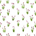 Calico watercolor pattern.