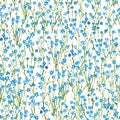 Calico watercolor pattern. Royalty Free Stock Photo