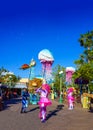 California Adventure Disney Parade Nemo Pixar Characters Royalty Free Stock Photo