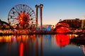 California Adventure at Night Royalty Free Stock Photo