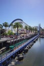 California Adventure Paradise Pier Rollercoaster Vertical Royalty Free Stock Photo