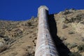 California Aqueduct Pipes Carry Water