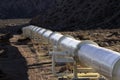 California Aqueduct Pipes in Kern County, California