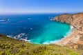 California beach in Big Sur in Monterey County Route 1 Royalty Free Stock Photo