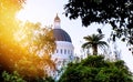 California Capitol Building at Sunset Royalty Free Stock Photo