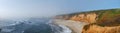 California Coast with Fog Over