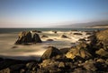 California coastline late evening Royalty Free Stock Photo