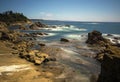 California coastline late evening Royalty Free Stock Photo