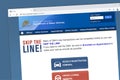 California Department of Motor Vehicles DMV website homepage. Royalty Free Stock Photo