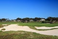 California golf links - Pebble Beach Royalty Free Stock Photo