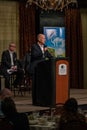California Governor Edmund G. Brown Jr. speaking at 2016 SEJ Conference 10