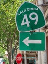 California highway 49, historic gold country Royalty Free Stock Photo