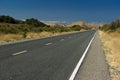 California Highway into the Horizon Royalty Free Stock Photo