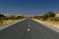 California Highway into the Horizon Royalty Free Stock Photo