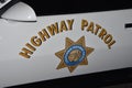 California Highway Patrol graphics Royalty Free Stock Photo