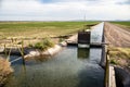 California Irrigation Ditch Royalty Free Stock Photo