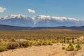 California landscape. Snow-capped Sierra Nevada Mountains, USA Royalty Free Stock Photo