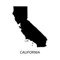 California Map Design Illustration Royalty Free Stock Photo