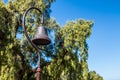 California Mission Bell with Trees